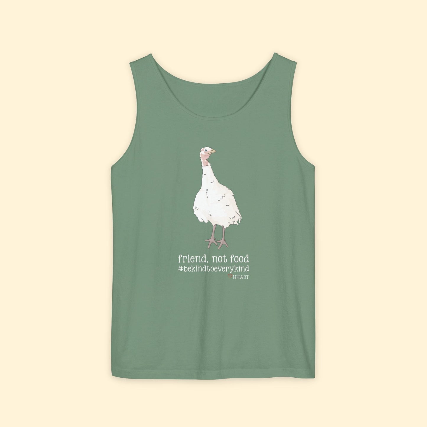 Friend | FUNDRAISER for HHART | Comfort Colors Tank Top - Detezi Designs - 11833588296582306518