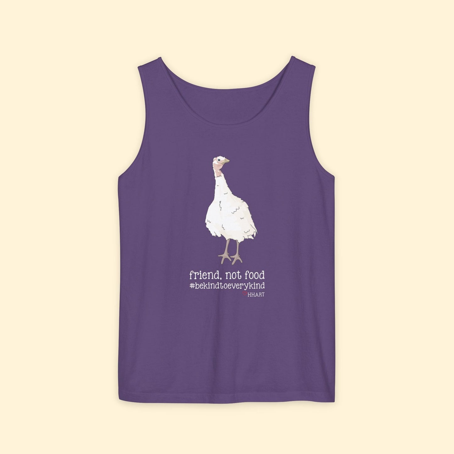 Friend | FUNDRAISER for HHART | Comfort Colors Tank Top - Detezi Designs - 33357813400465111972