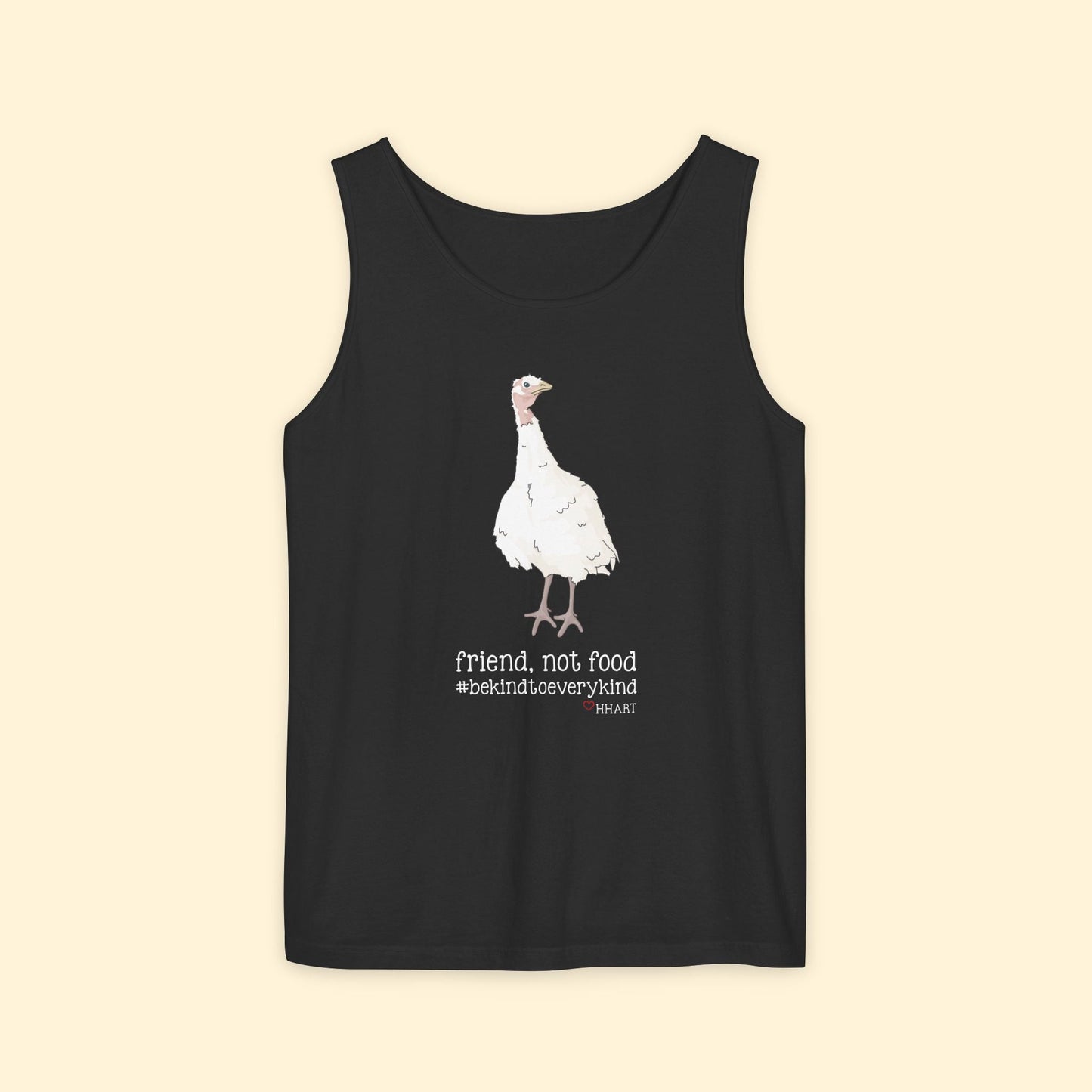 Friend | FUNDRAISER for HHART | Comfort Colors Tank Top - Detezi Designs - 90945024256065554704