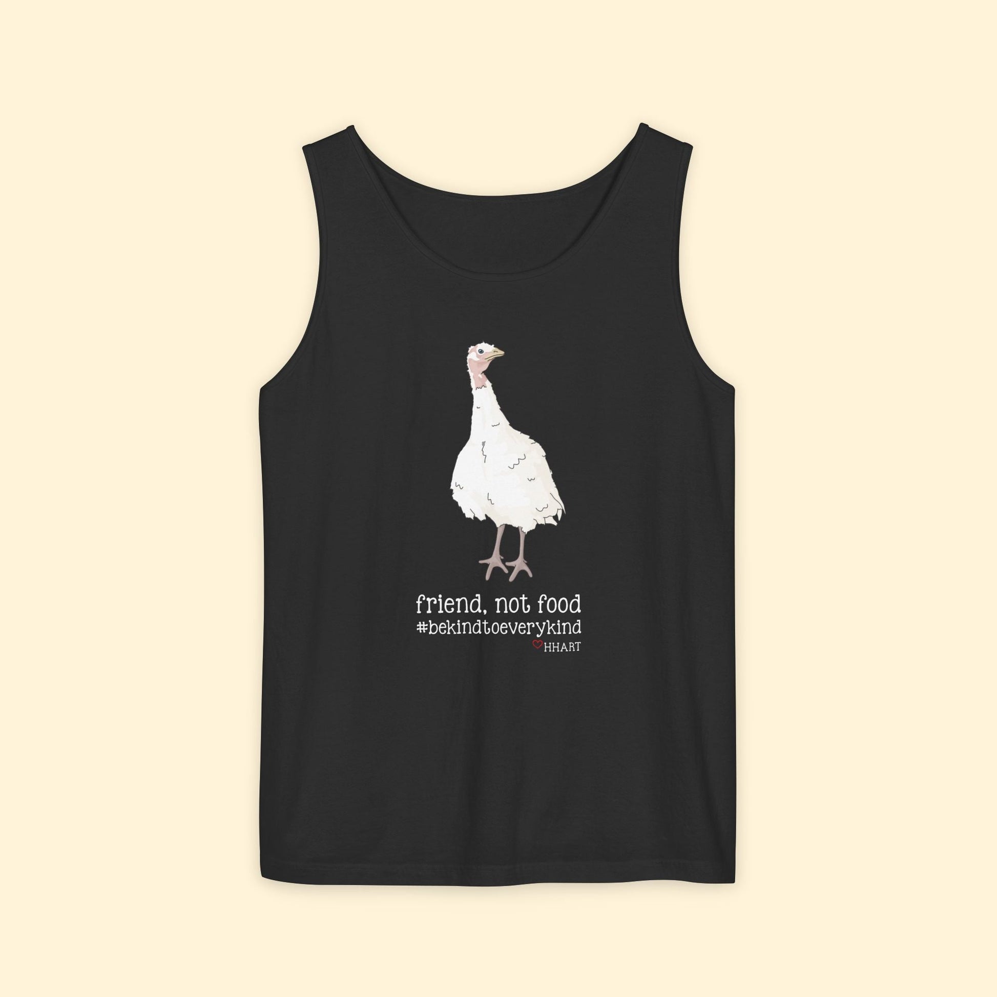 Friend | FUNDRAISER for HHART | Comfort Colors Tank Top - Detezi Designs - 90945024256065554704