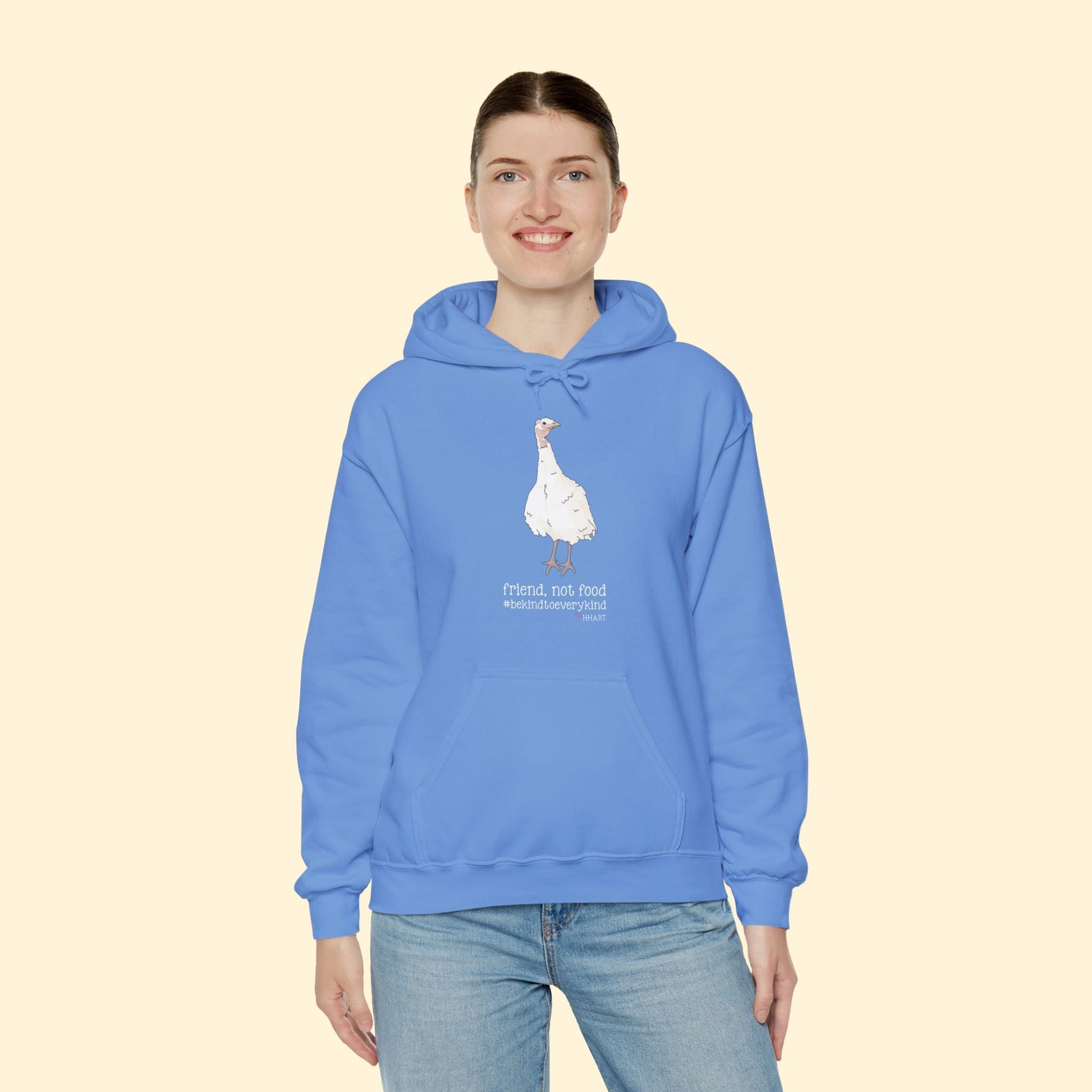 Friend | FUNDRAISER for HHART | Hooded Sweatshirt - Detezi Designs - 14653773109733607227