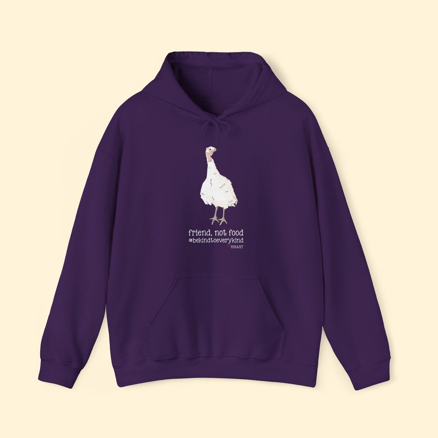 Friend | FUNDRAISER for HHART | Hooded Sweatshirt - Detezi Designs - 19514212811469553581