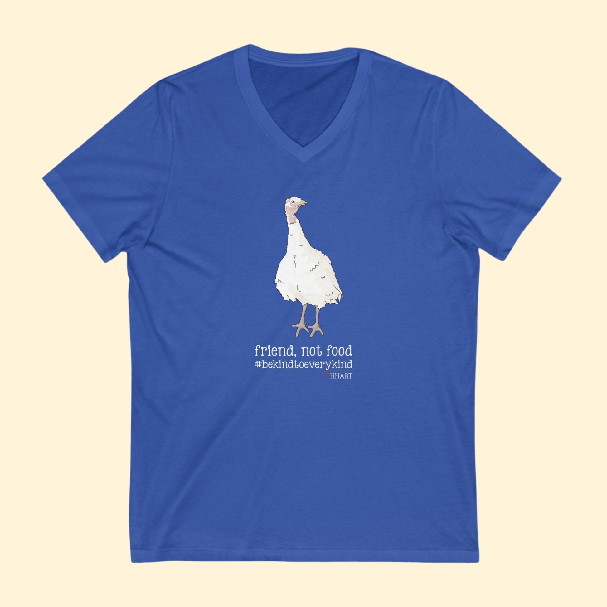 Friend | FUNDRAISER for HHART | Unisex V - Neck Tee - Detezi Designs - 20859505641938838480