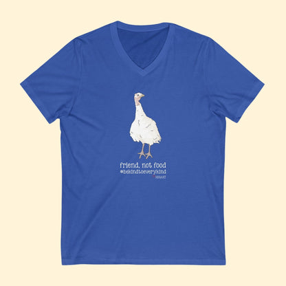 Friend | FUNDRAISER for HHART | Unisex V - Neck Tee - Detezi Designs - 20859505641938838480