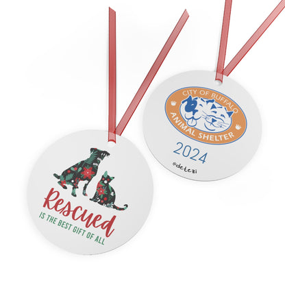 Friends of the City of Buffalo Animal Shelter | FUNDRAISER | 2024 Holiday Ornament - Detezi Designs - 29844482382120233146