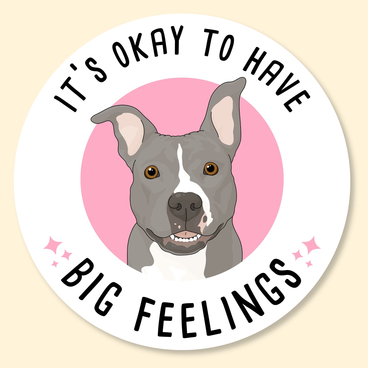 3" Sticker | FUNDRAISER | Friends of City Dogs Cleveland