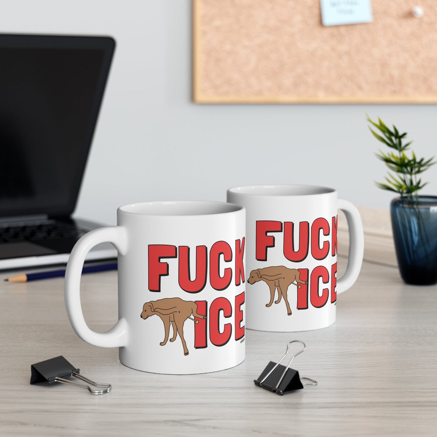 Fuck ICE | 11oz Mug - Detezi Designs - 19843958721767851136