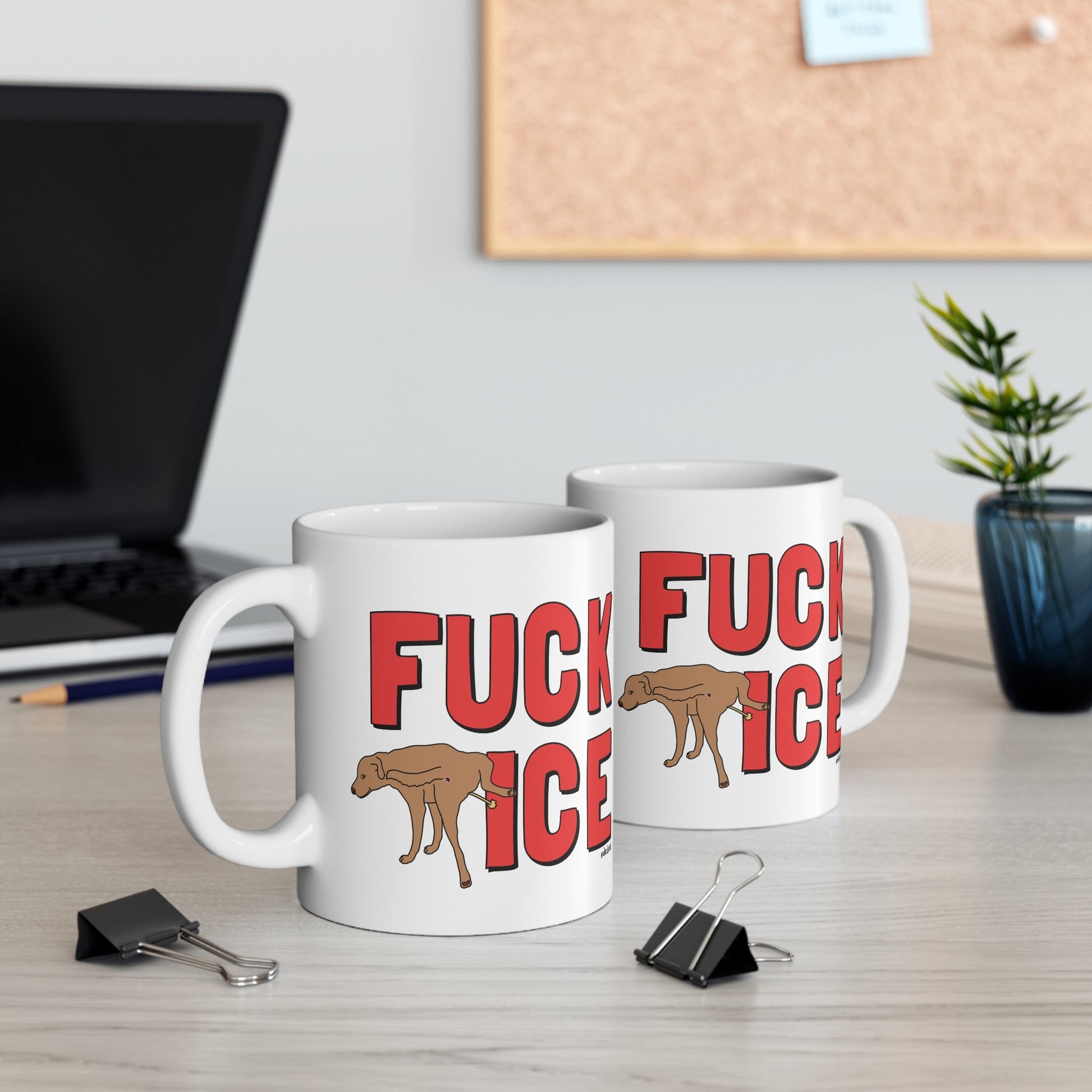 Fuck ICE | 11oz Mug - Detezi Designs - 19843958721767851136