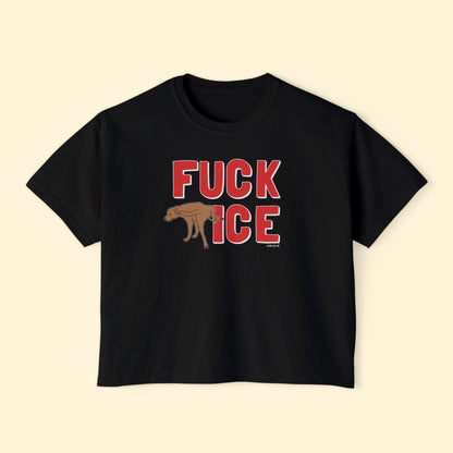 Fuck ICE | Comfort Colors Boxy Tee - Detezi Designs-23317770877335621254
