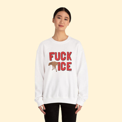 Fuck ICE | Crewneck Sweatshirt - Detezi Designs - 33808245590486268394