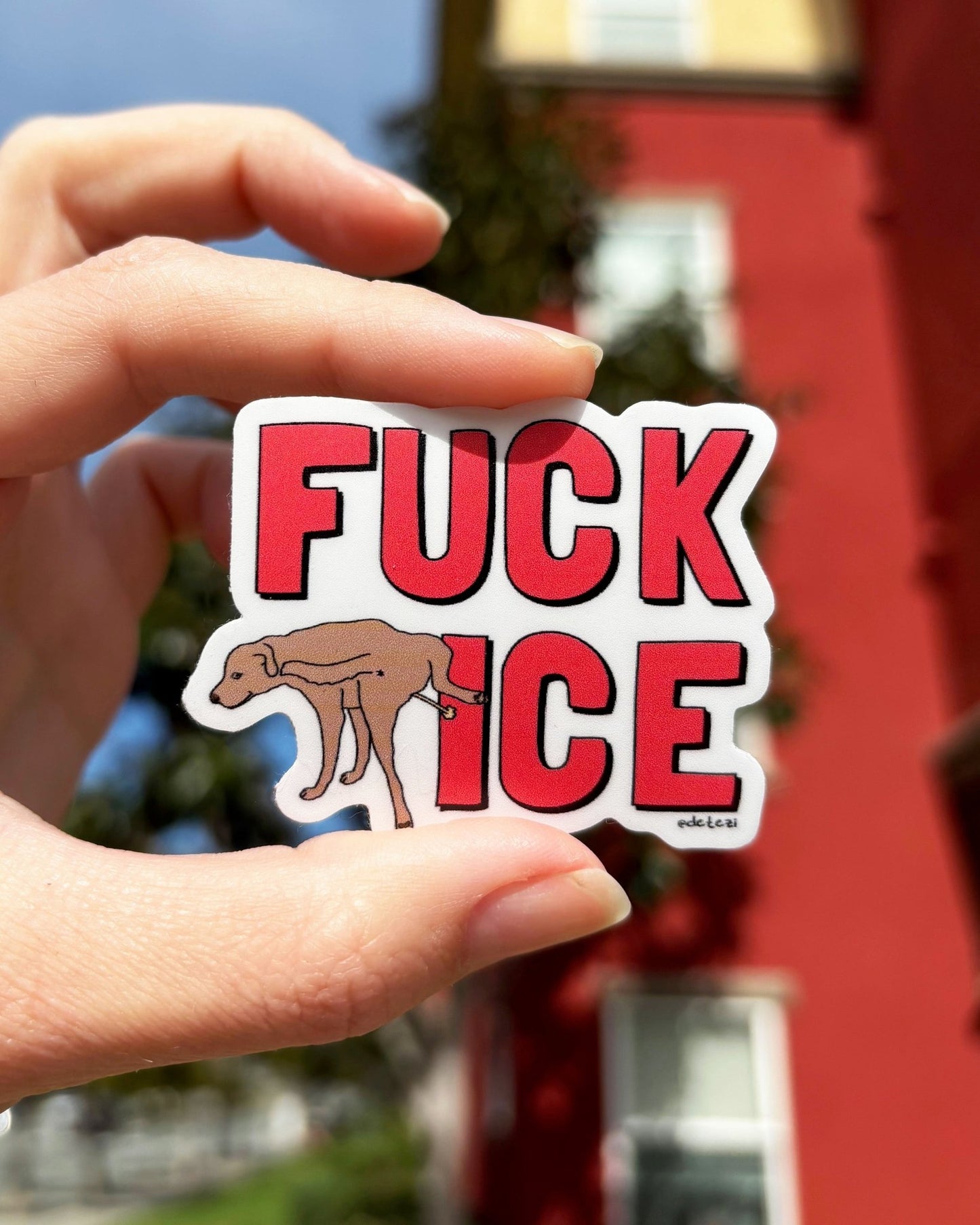Fuck ICE | MINI STICKERS! | 2" Vinyl Stickers - Detezi Designs - 