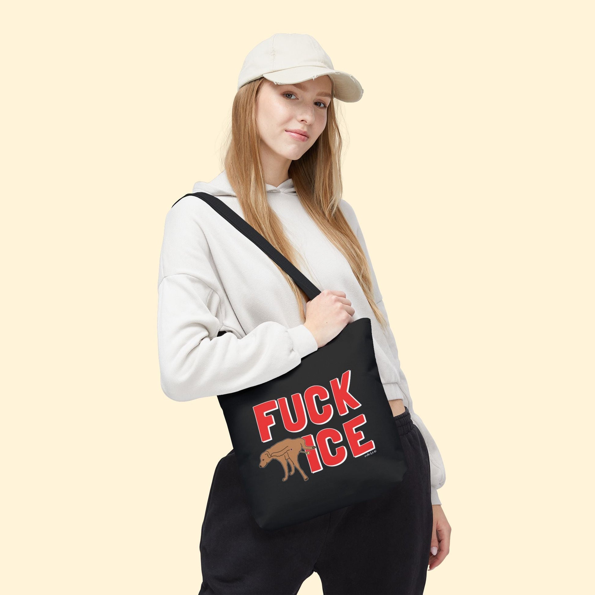 Fuck ICE | Tote Bag | Three Sizes - Detezi Designs - 22107195873970917391
