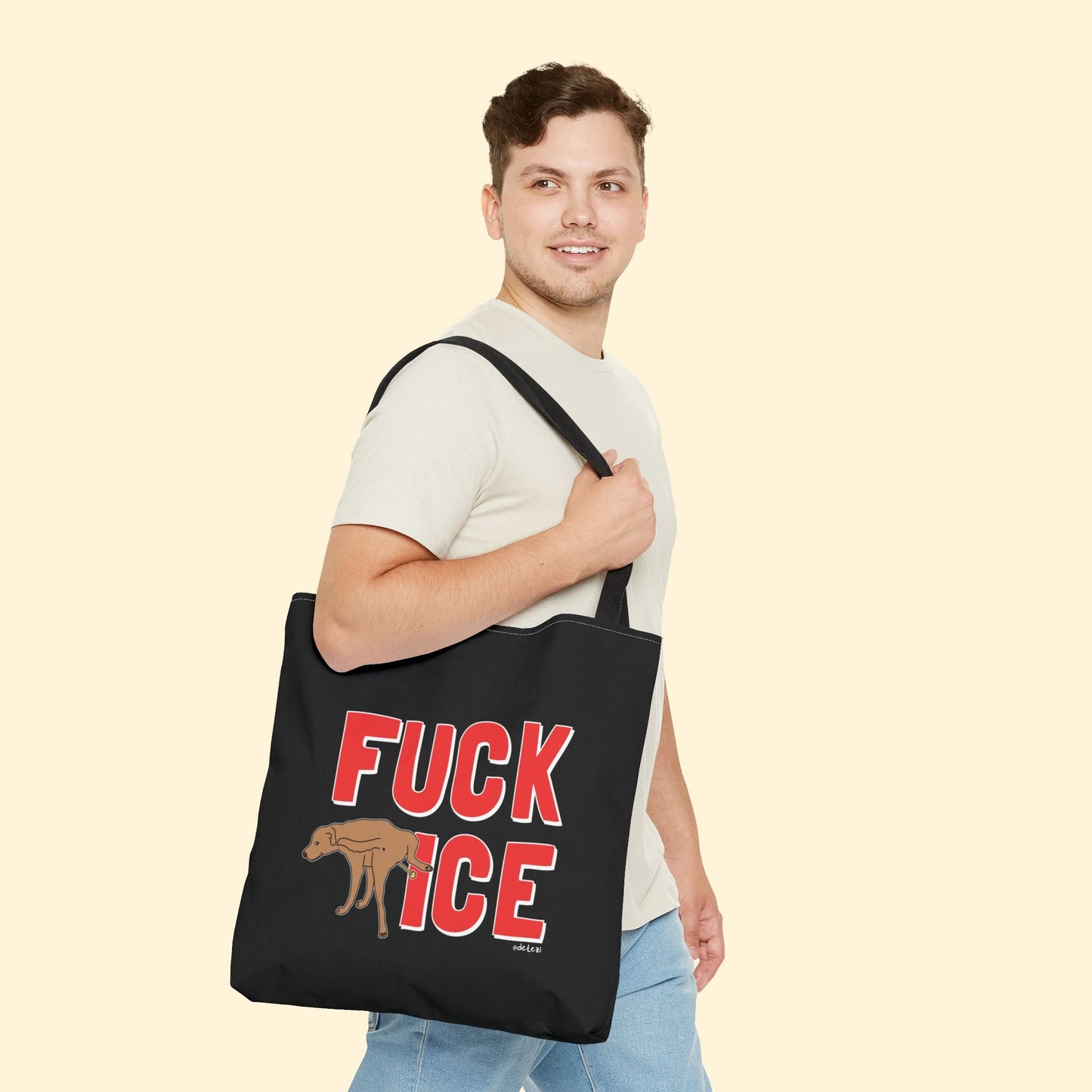 Fuck ICE | Tote Bag | Three Sizes - Detezi Designs - 22107195873970917391