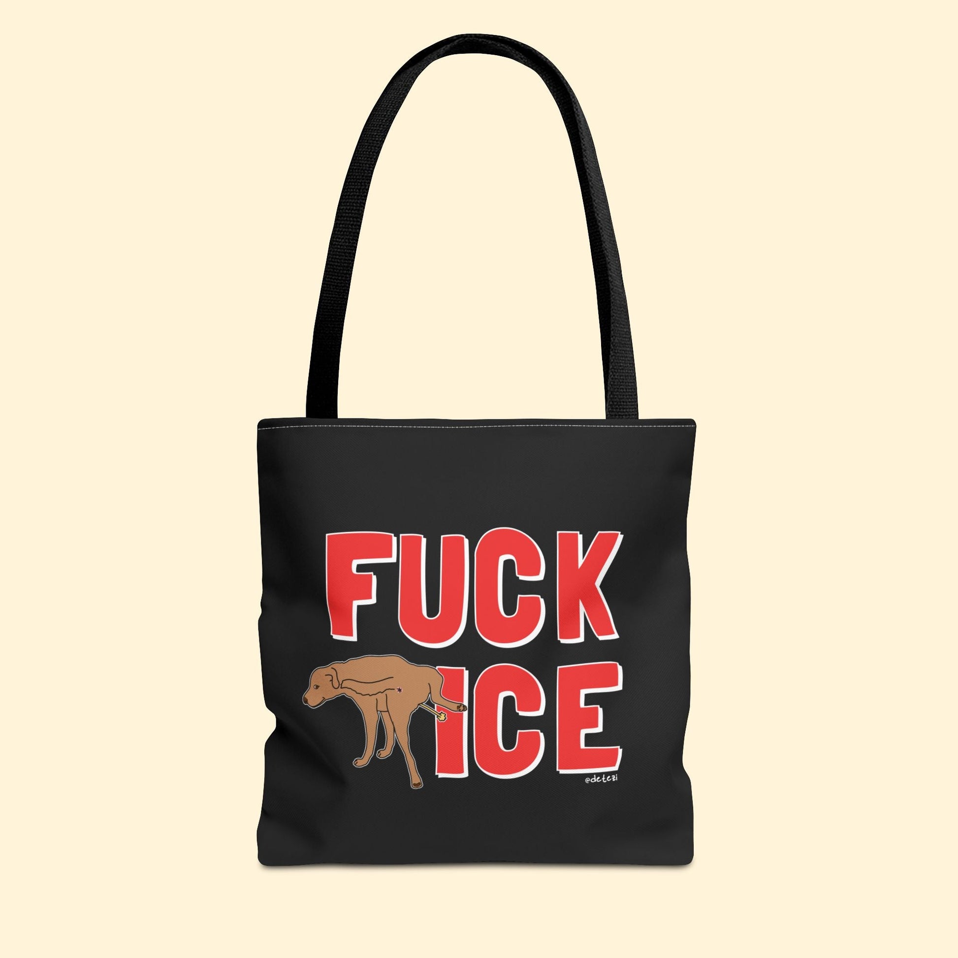 Fuck ICE | Tote Bag | Three Sizes - Detezi Designs - 23278980515511418475