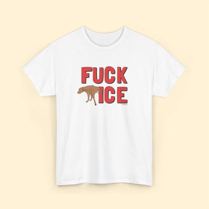 Fuck ICE | Unisex Crewneck T-shirt - Detezi Designs - 12844144021261780748