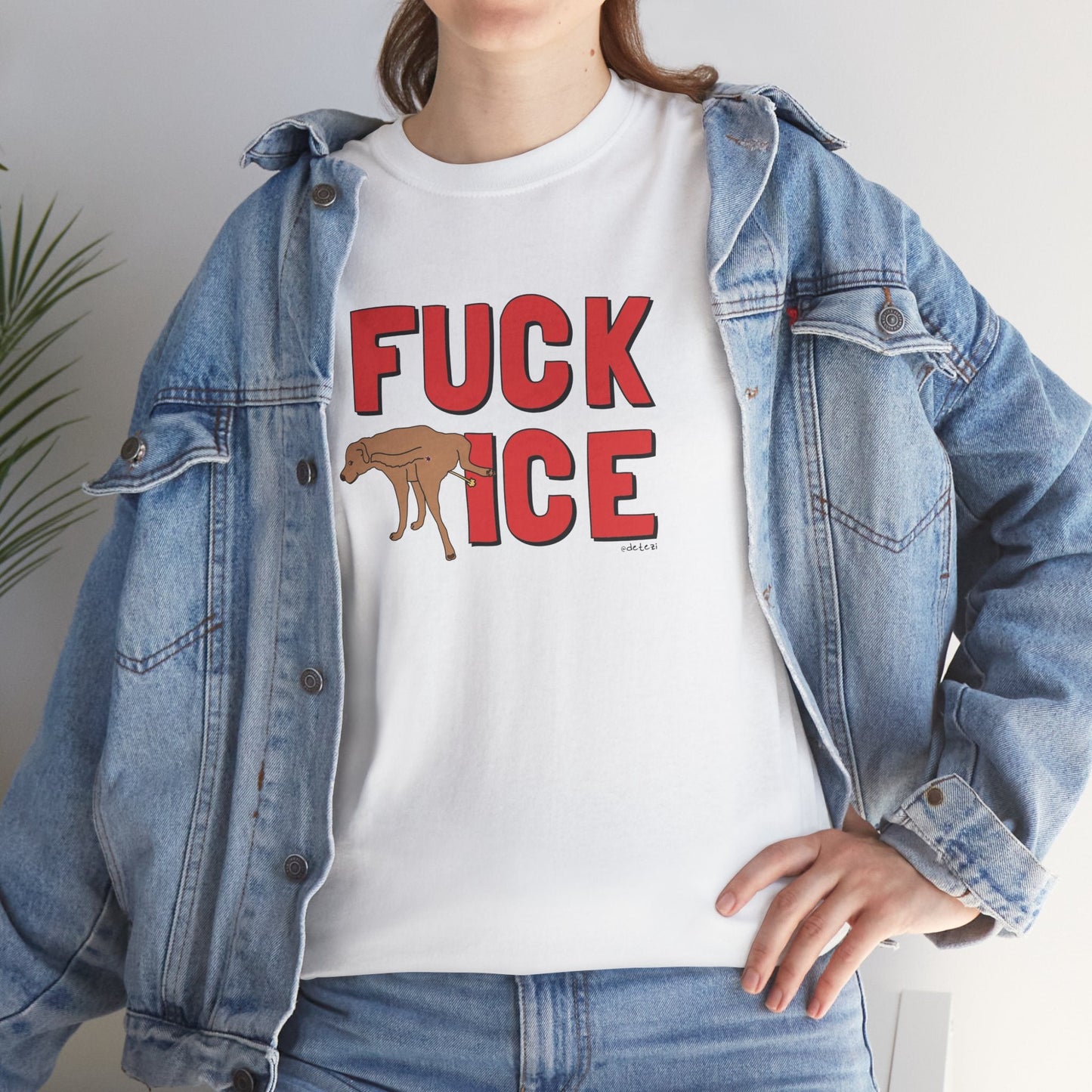 Fuck ICE | Unisex Crewneck T-shirt - Detezi Designs - 15598795590734495740