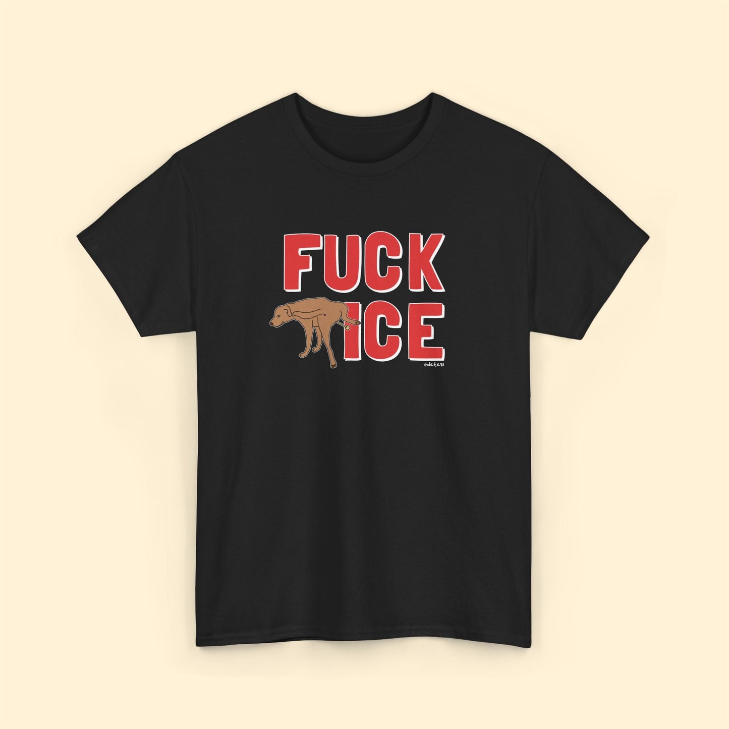 Fuck ICE | Unisex Crewneck T-shirt - Detezi Designs - 15598795590734495740