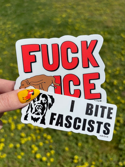 Fuck ICE | Vinyl Sticker | Multiple Sizes - Detezi Designs - 