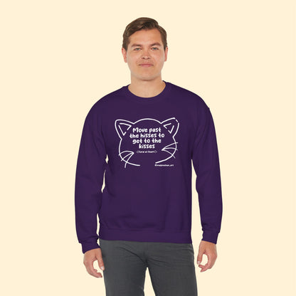 Get Past The Hisses | FUNDRAISER for Feral At Heart | Crewneck Sweatshirt - Detezi Designs - 24822505139445590322