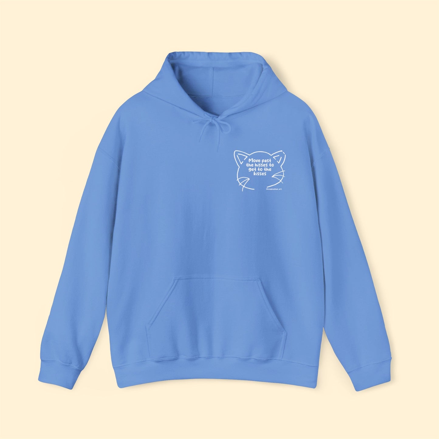 Get Past The Hisses | FUNDRAISER for Feral At Heart | Hooded Sweatshirt - Detezi Designs-14494046703772139921