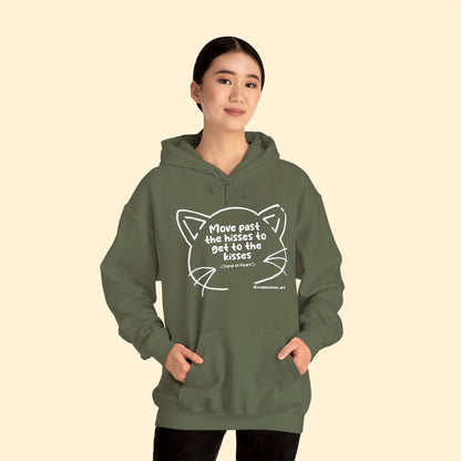 Get Past The Hisses | FUNDRAISER for Feral At Heart | Hooded Sweatshirt - Detezi Designs - 30185932012253053932