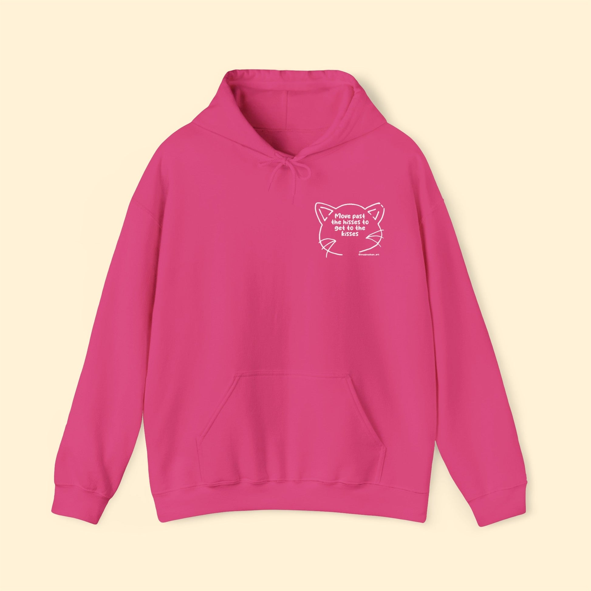 Get Past The Hisses | FUNDRAISER for Feral At Heart | Hooded Sweatshirt - Detezi Designs-33691663219845639799