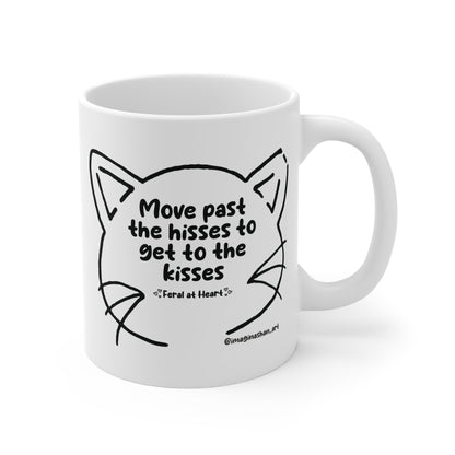 Get Past The Hisses | FUNDRAISER for Feral At Heart | Mug - Detezi Designs - 49805804577378469643