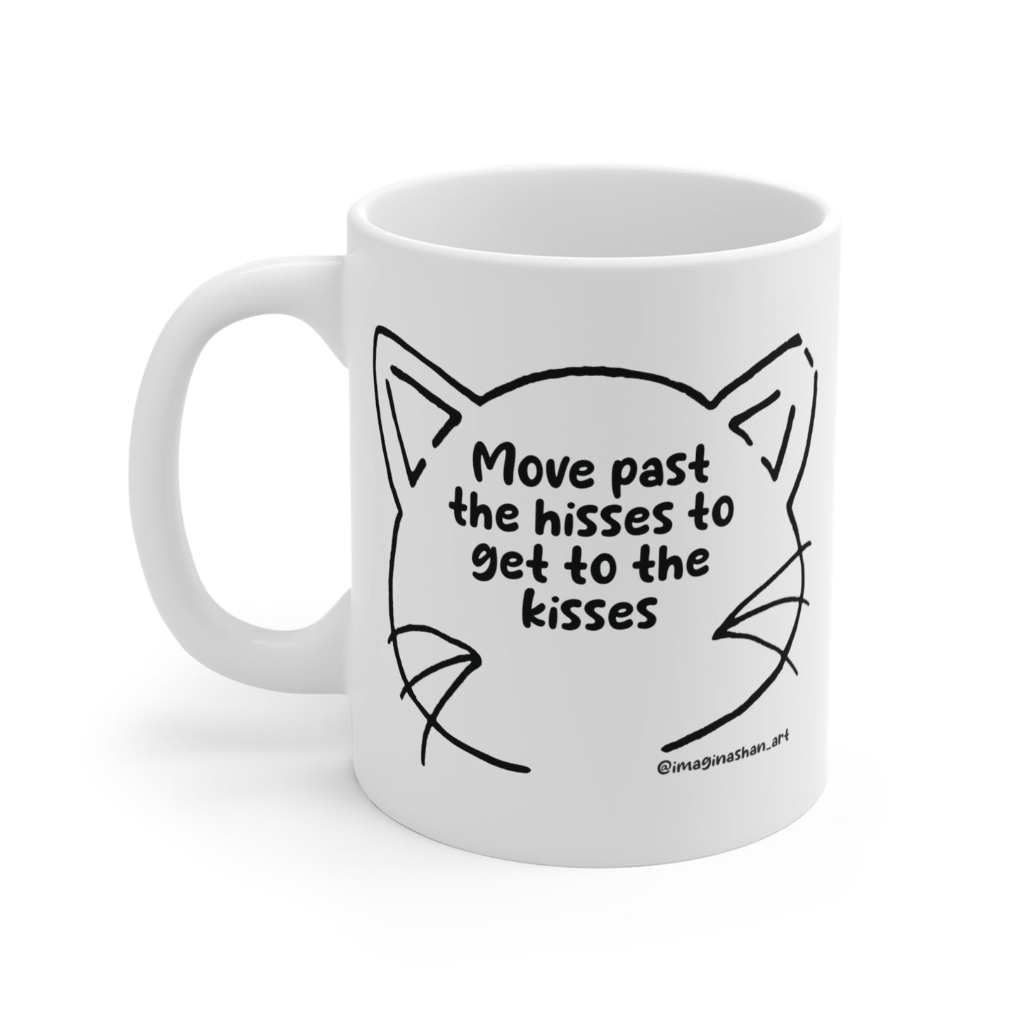 Get Past The Hisses | FUNDRAISER for Feral At Heart | Mug - Detezi Designs-49805804577378469643