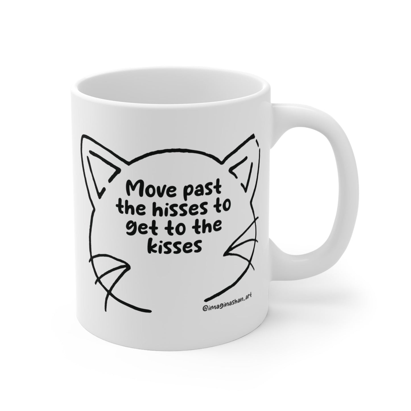 Get Past The Hisses | FUNDRAISER for Feral At Heart | Mug - Detezi Designs-49805804577378469643