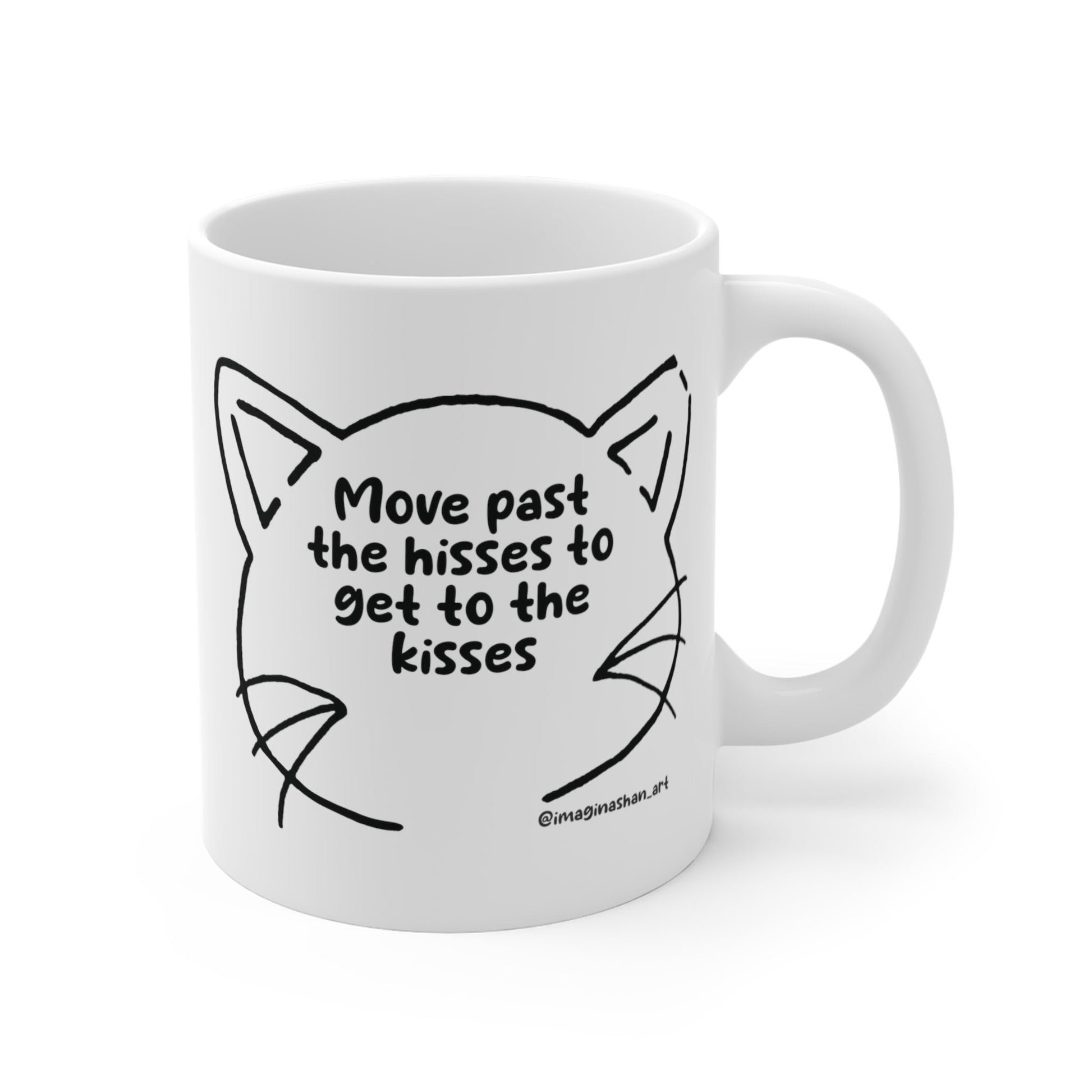 Get Past The Hisses | FUNDRAISER for Feral At Heart | Mug - Detezi Designs-49805804577378469643