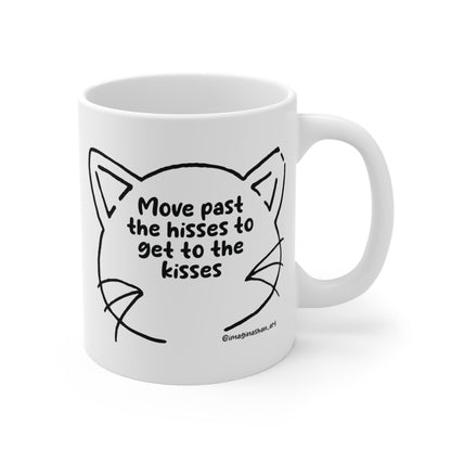 Get Past The Hisses | FUNDRAISER for Feral At Heart | Mug - Detezi Designs-49805804577378469643