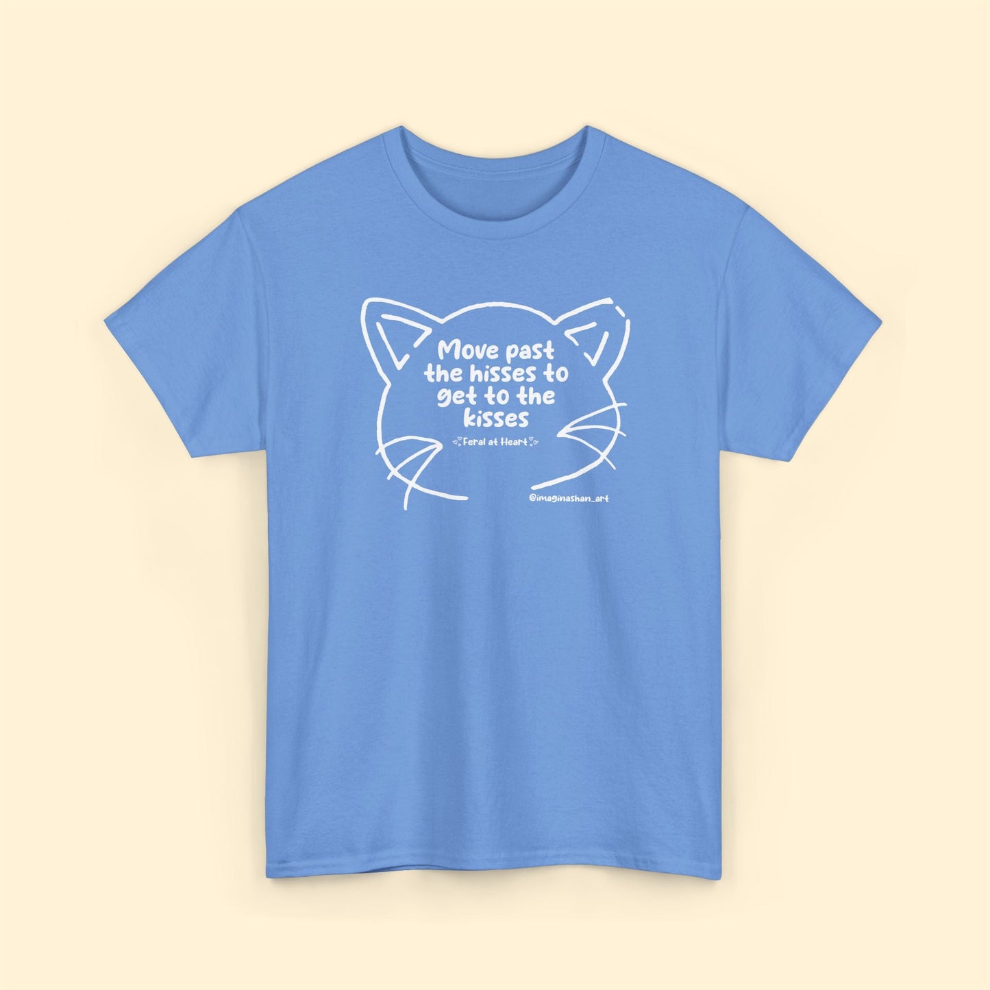 Get Past The Hisses | FUNDRAISER for Feral At Heart | T-shirt - Detezi Designs - 11337343481727738032