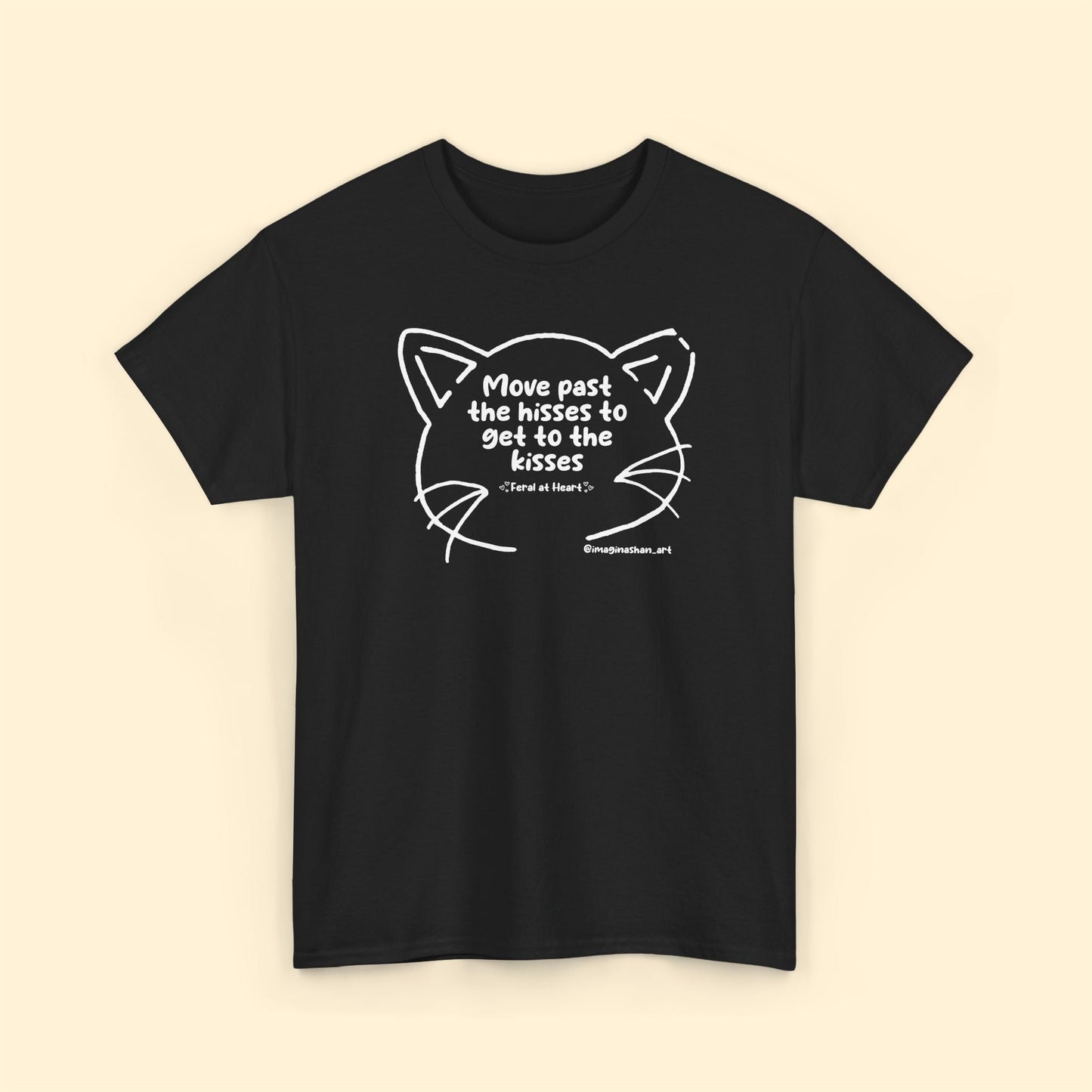 Get Past The Hisses | FUNDRAISER for Feral At Heart | T-shirt - Detezi Designs - 23175392962733022936