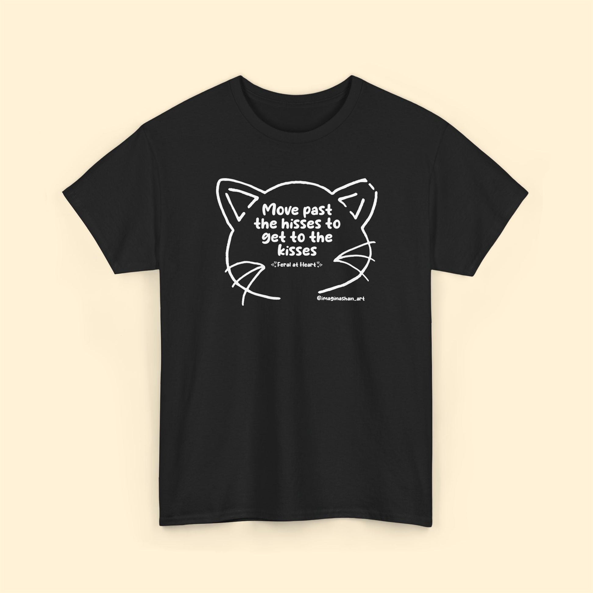 Get Past The Hisses | FUNDRAISER for Feral At Heart | T-shirt - Detezi Designs - 23175392962733022936