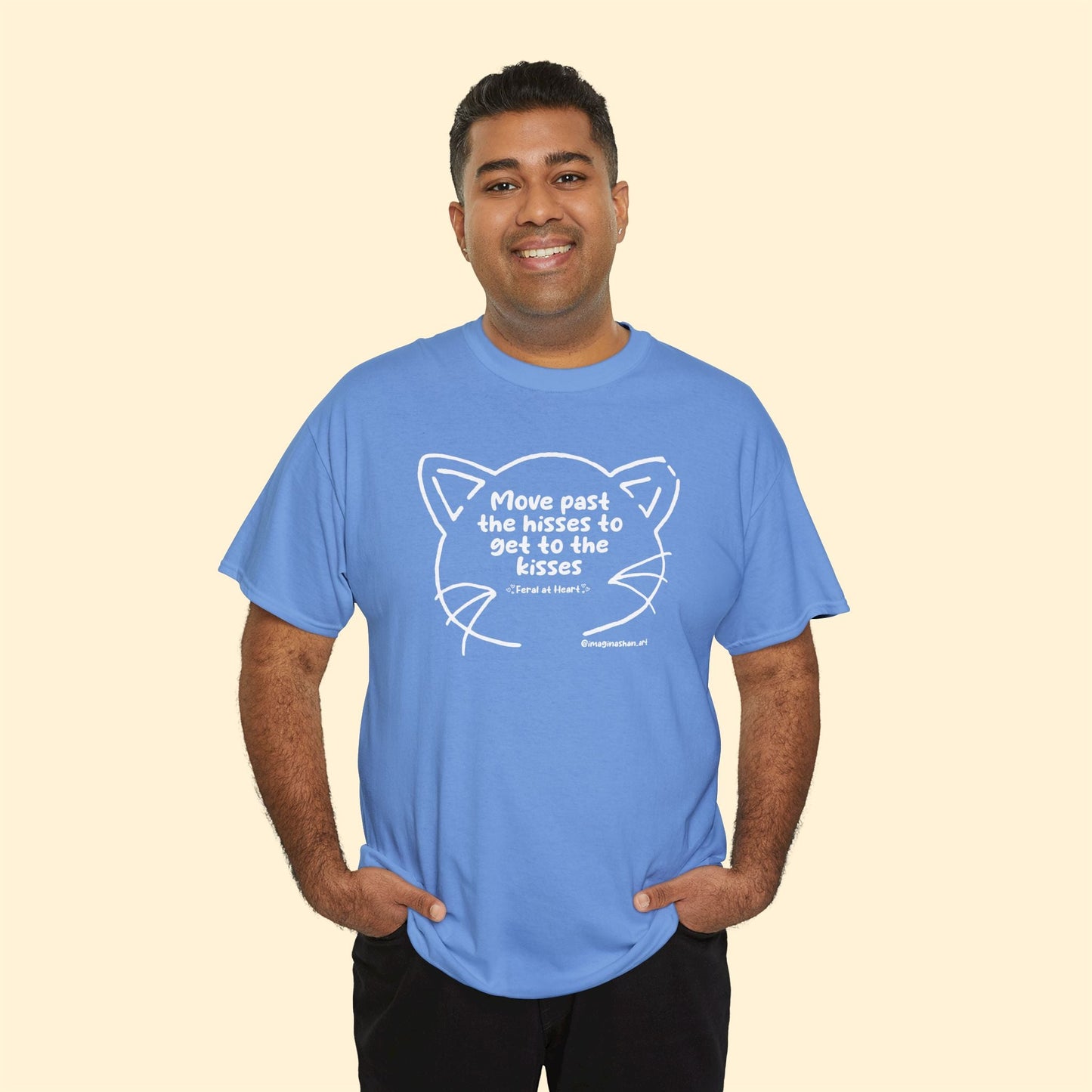 Get Past The Hisses | FUNDRAISER for Feral At Heart | T-shirt - Detezi Designs - 27492343961103746044