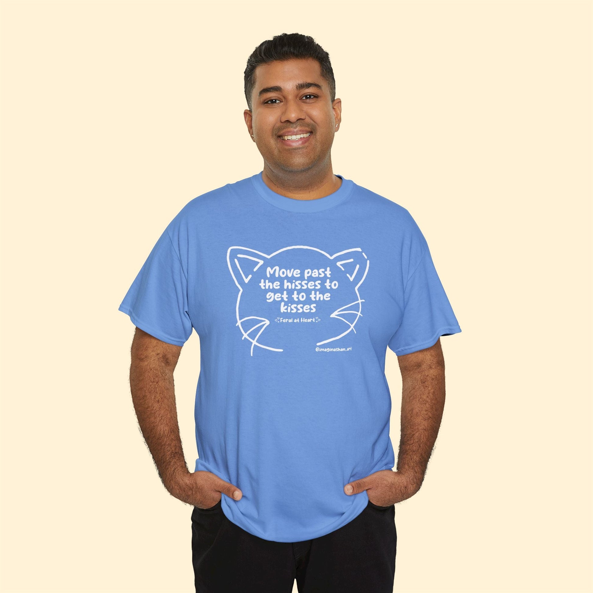 Get Past The Hisses | FUNDRAISER for Feral At Heart | T-shirt - Detezi Designs - 27492343961103746044