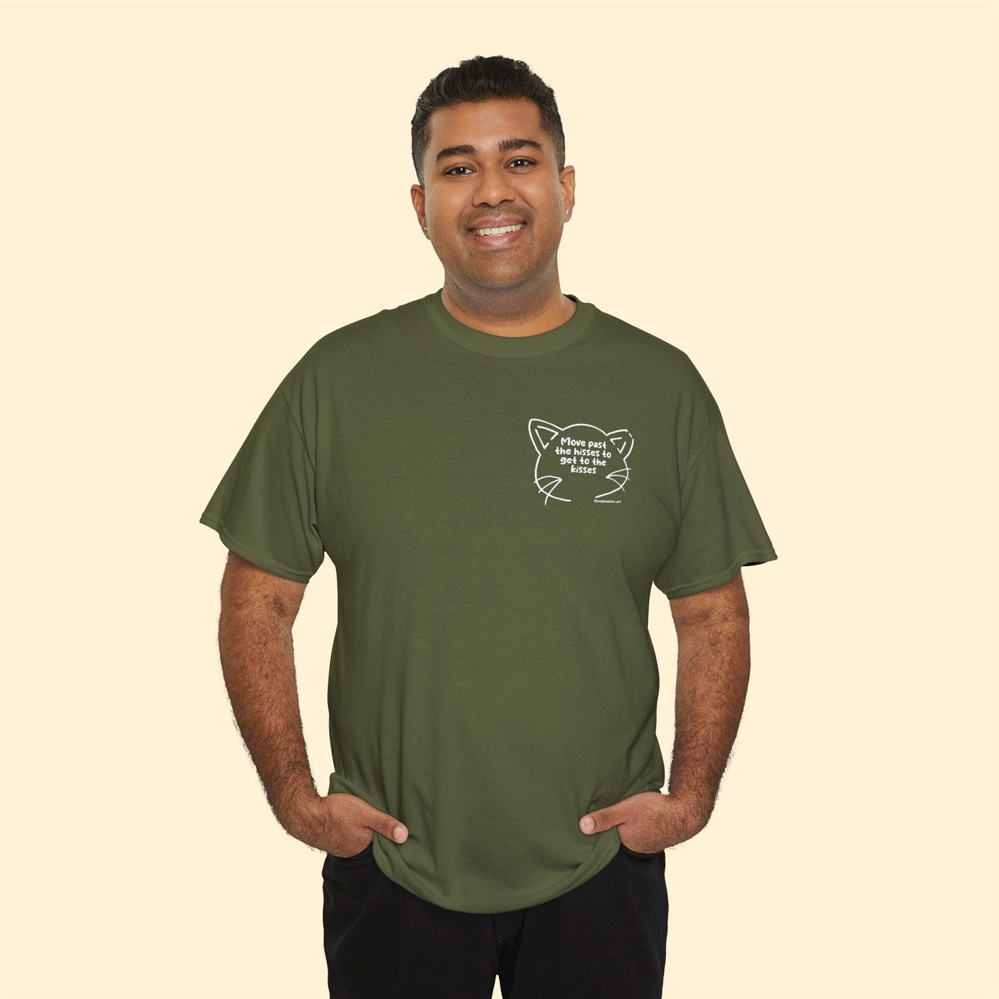 Get Past The Hisses | FUNDRAISER for Feral At Heart | T-shirt - Detezi Designs-42552554342265541356