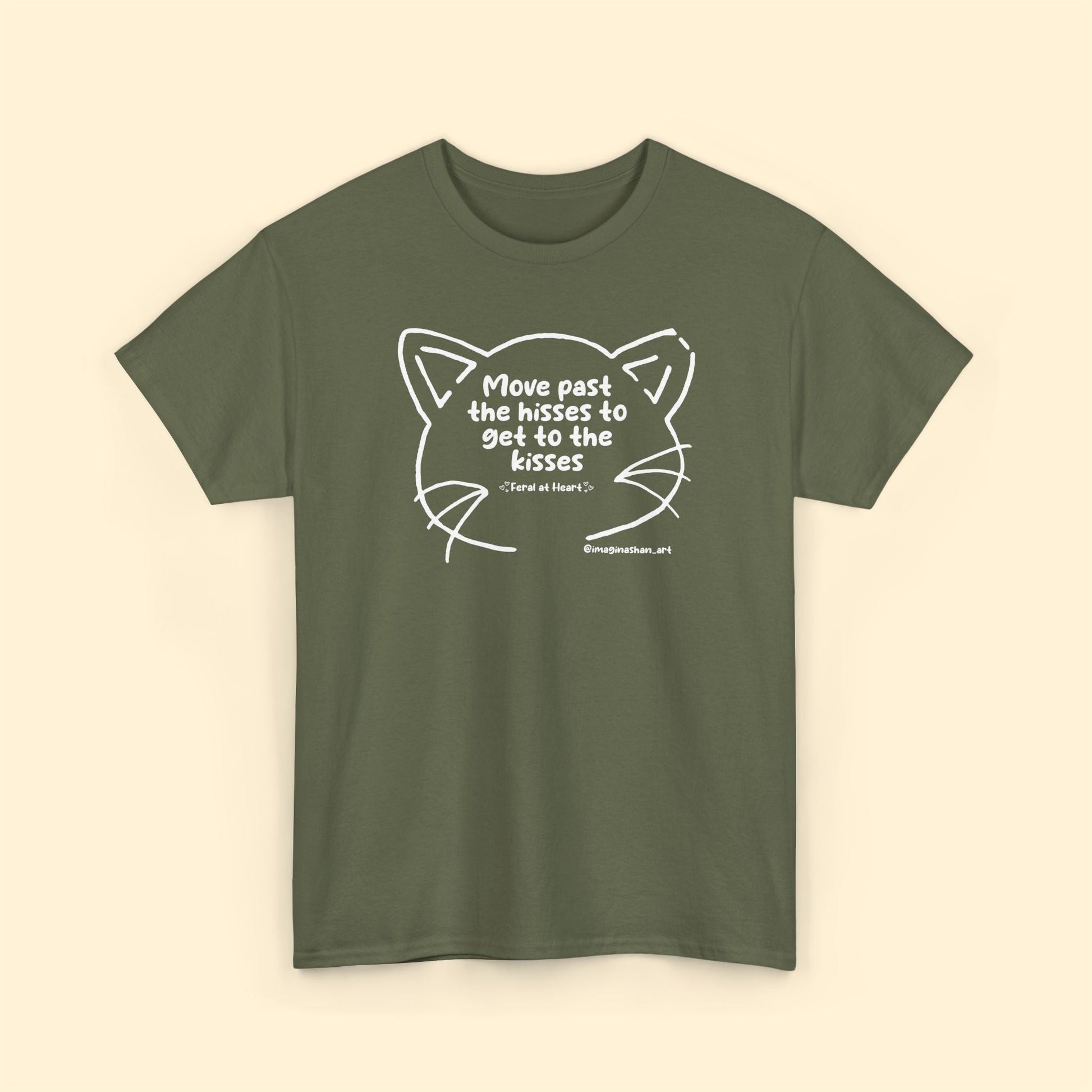 Get Past The Hisses | FUNDRAISER for Feral At Heart | T-shirt - Detezi Designs - 42552554342265541356