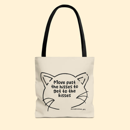 Get Past The Hisses | FUNDRAISER for Feral At Heart | Tote Bag - Detezi Designs-22449644848918740840