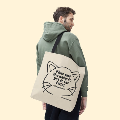 Get Past The Hisses | FUNDRAISER for Feral At Heart | Tote Bag - Detezi Designs - 28008958267686041064