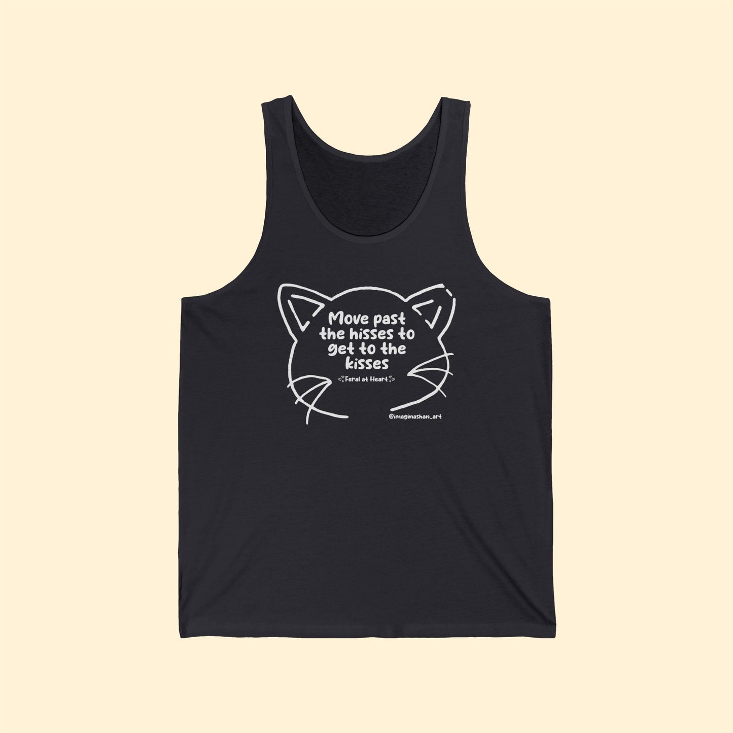 Get Past The Hisses | FUNDRAISER for Feral at Heart | Unisex Jersey Tank - Detezi Designs - 10617962665427172192