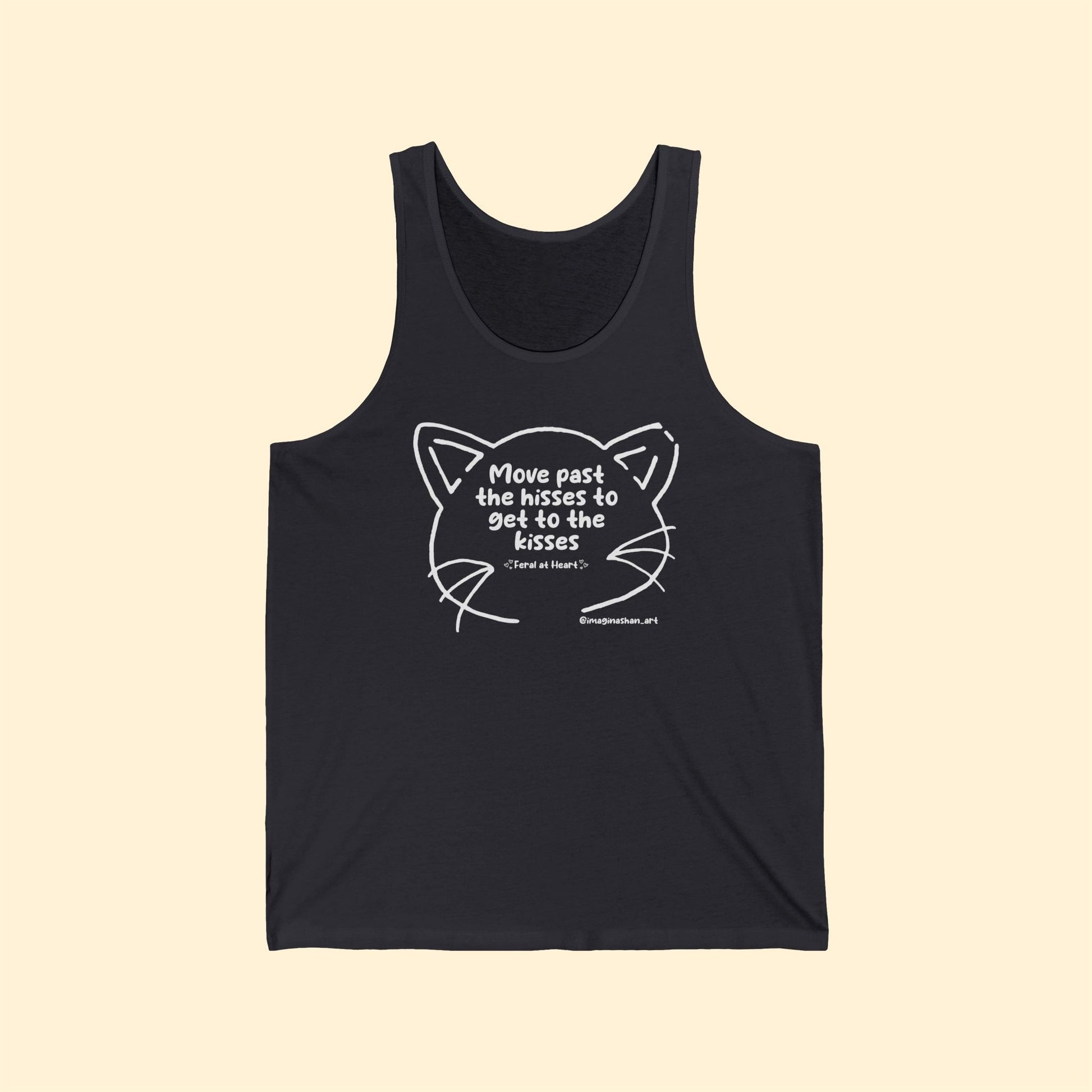 Get Past The Hisses | FUNDRAISER for Feral at Heart | Unisex Jersey Tank - Detezi Designs - 10617962665427172192