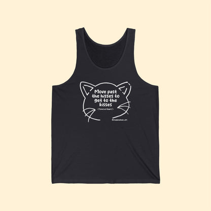 Get Past The Hisses | FUNDRAISER for Feral at Heart | Unisex Jersey Tank - Detezi Designs - 10617962665427172192