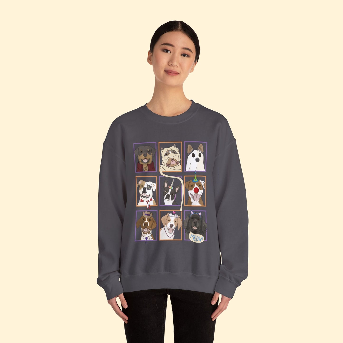 Halloween Costumes | Crewneck Sweatshirt - Detezi Designs - 13724106552837961681