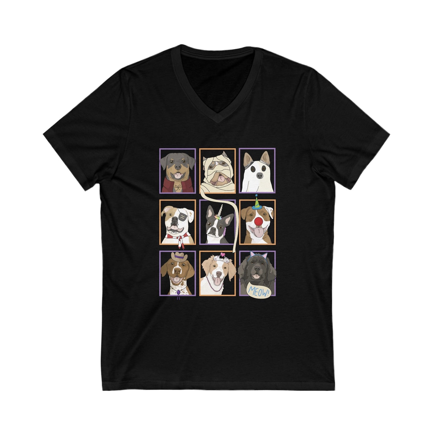 Halloween Costumes | Unisex V - Neck Tee - Detezi Designs - 30571749100111169948