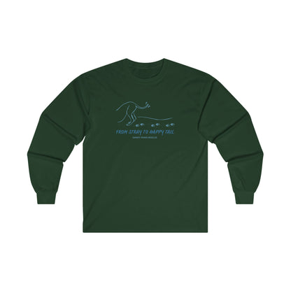 Happy Tail | FUNDRAISER for Sandy Paws Rescue | Long Sleeve Tee - Detezi Designs - 32618209015315090135