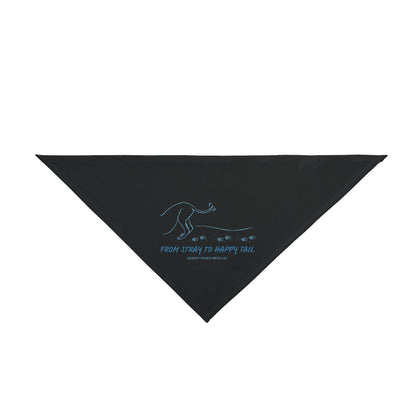 Happy Tail | FUNDRAISER for Sandy Paws Rescue | Pet Bandana - Detezi Designs - 66132726635727806362