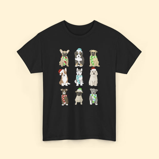 Holiday Puppies | T-shirt - Detezi Designs - 22105981398720345054