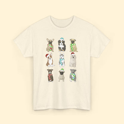 Holiday Puppies | T-shirt - Detezi Designs - 23523388679781631822