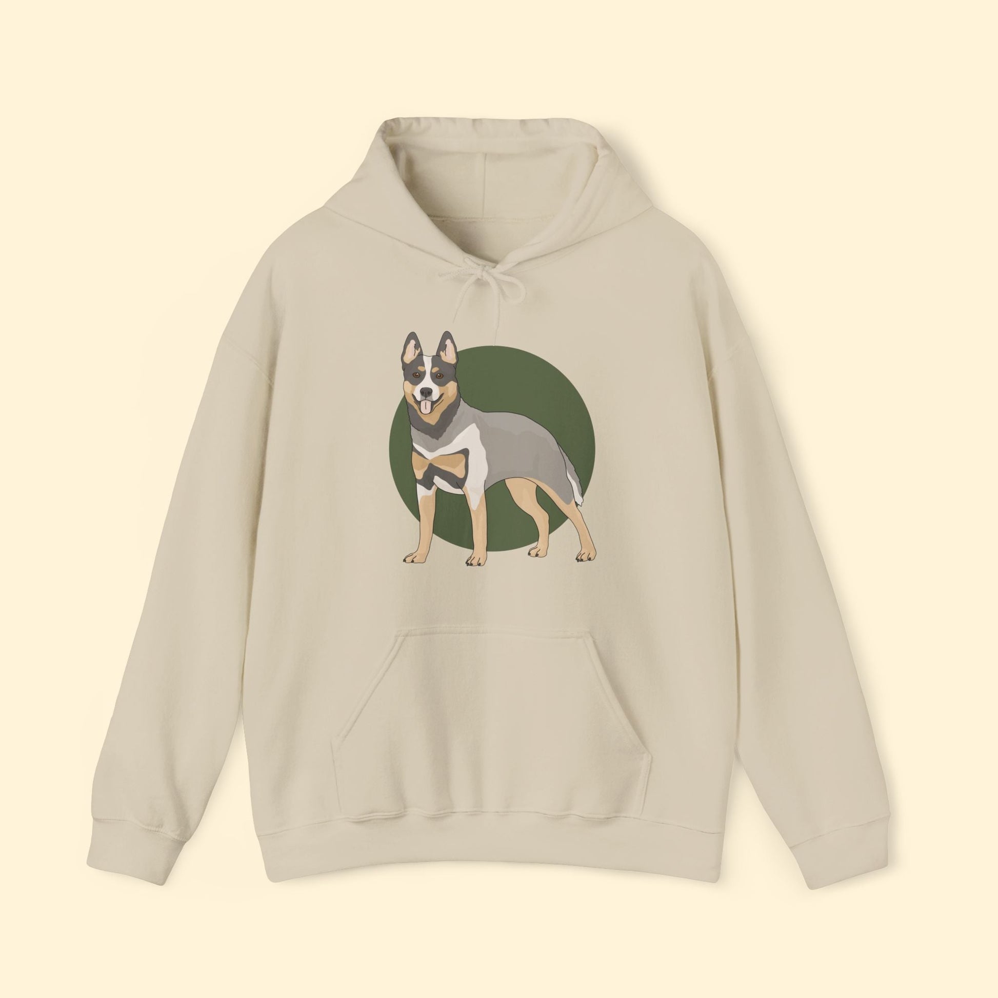 Hooded Sweatshirt | Australian Cattle Dog | Blue Heeler - Detezi Designs - 47758701635913573768